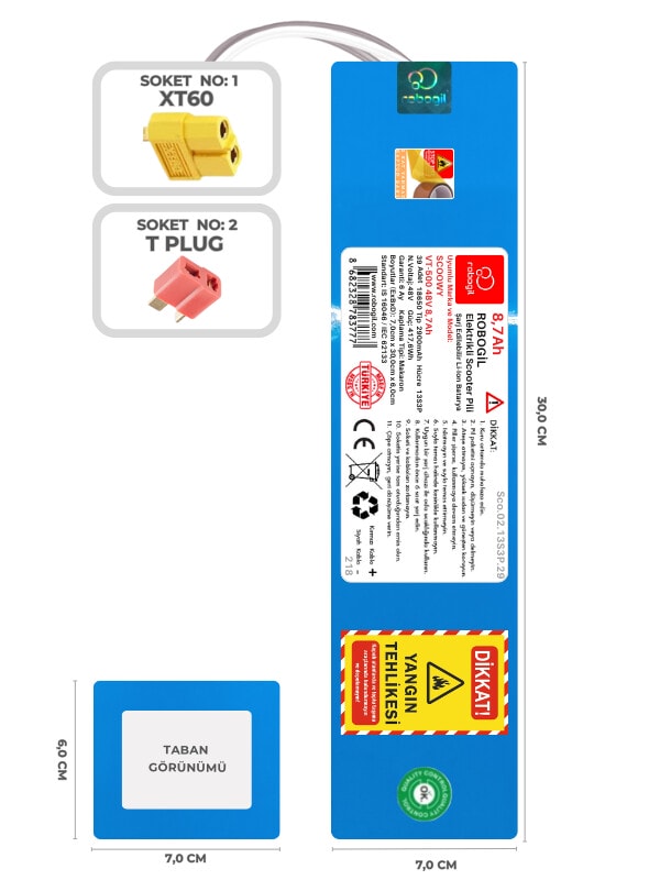scoowy-vt-500-48v-87ah-13s3p-uyumlu-sc-c401-f.png Scoowy VT-500 48V 8,7Ah Uyumlu Bataryası Elektrikli Scooter Pili Li-ion Yedek Pil Paketi Sco.02.13S3P.29 - Görsel 1